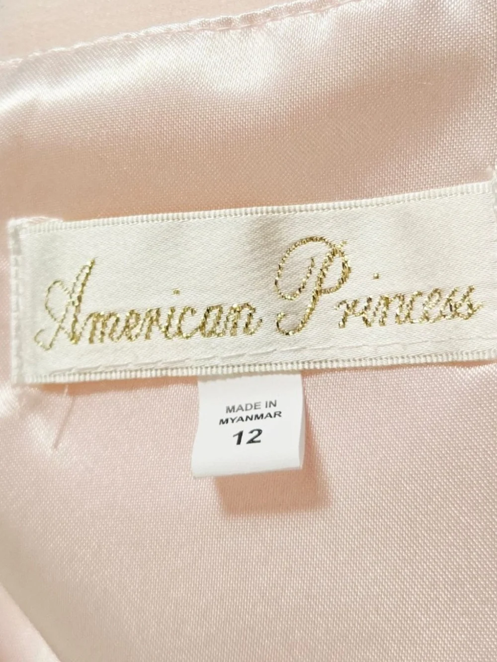 American Princess sleeveless formal